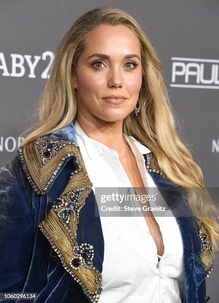 Elizabeth Berkley arrives at the The 2018 Baby2Baby Gala Presented By Paul Mitchell Event at 3LABS on November 10, 2018 in Culver City, California.