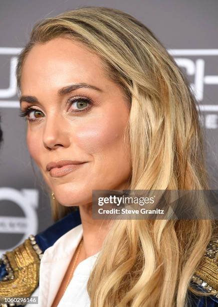 Elizabeth Berkley arrives at the The 2018 Baby2Baby Gala Presented By Paul Mitchell Event at 3LABS on November 10, 2018 in Culver City, California.