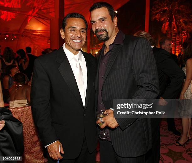 Antonio Villaraigosa, Mayor of Los Angeles, and Ricardo Chavira