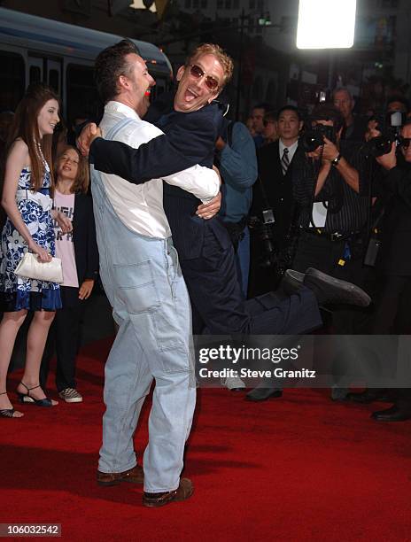 Harland Williams and Andy Dick during "Employee of the Month" Premiere - Arrivals at Mann's Chinese Theater in Hollywood, California, United States.