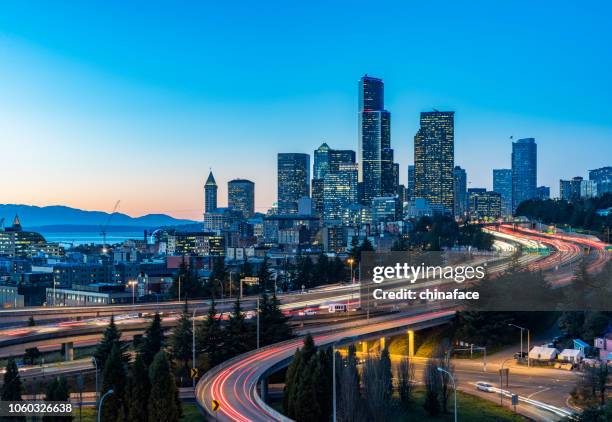 Seattle Freeway Downtown Seattle Freeway Photos and Premium High Res Pictures - Getty ...