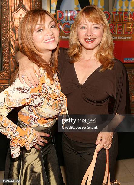 Judy Tenuta and Andrea Evans during "Dirty Rotten Scoundrels" Los Angeles Premiere Performance - Arrivals at Pantages Theatre in Hollywood,...