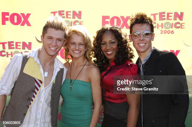 Travis Wall, Heidi Groskreutz, Donyelle Jones, and Benji Schwimmer from "So You Think You Can Dance"