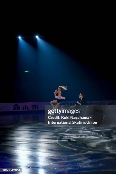 Kirsten Moore-Towers and Michael Marinaro of Canada perform in the Gala Exhibition during day three of the ISU Grand Prix of Figure Skating NHK...