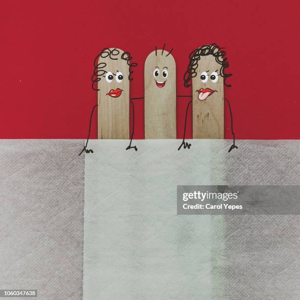 polygamy concept - stabbed in the back stock pictures, royalty-free photos & images