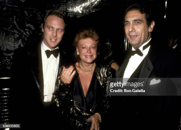 Christopher Cazenove, Regine, and Placido Domingo Heat & Dust New York City Premiere - After Party