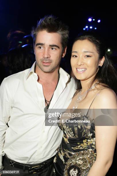 Colin Farrell and Gong Li during Universal Pictures Presents the World Premiere of "Miami Vice" at Mann Village Theater in Westwood, California,...