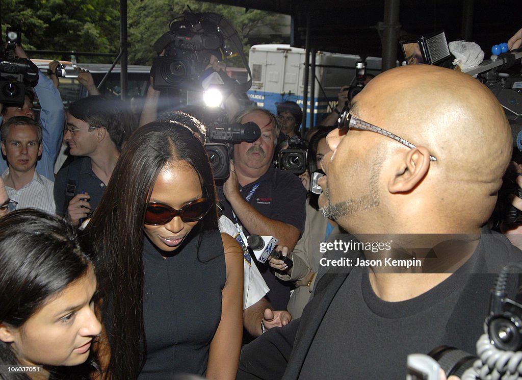 Naomi Campbell Appears At Court For Assaulting Her Maid - June 27, 2006