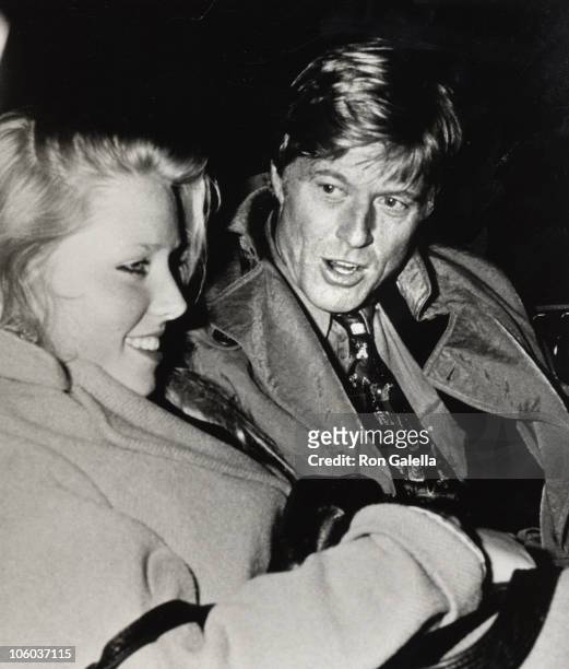 Amy Redford and Robert Redford during Twyla Tharp Dance Opening - February 3, 1987 at Brooklyn Academy of Music in New York City, New York, United...