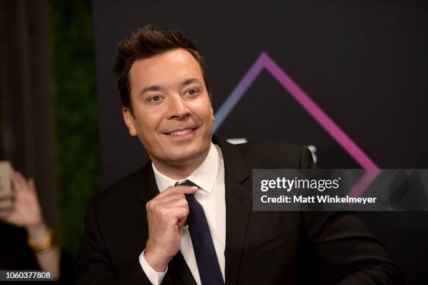 Jimmy Fallon attends the People's Choice Awards 2018 at Barker Hangar on November 11, 2018 in Santa Monica, California.