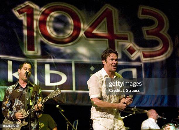 Mark McGrath with Sugar Ray during Smirnoff and 104.3 KBIG Present Summer Party Benefiting AIDS Project Los Angeles at Paramount Studios in...