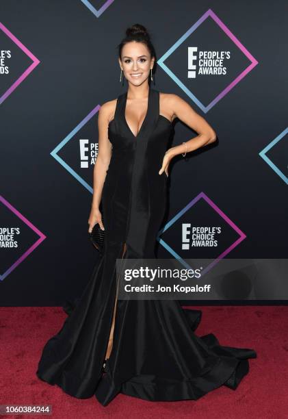 Jessica Graf attends the People's Choice Awards 2018 at Barker Hangar on November 11, 2018 in Santa Monica, California.