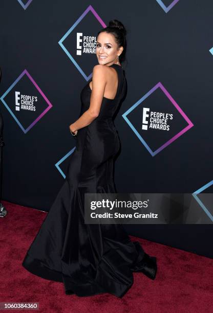 Jessica Graf attends the People's Choice Awards 2018 at Barker Hangar on November 11, 2018 in Santa Monica, California.