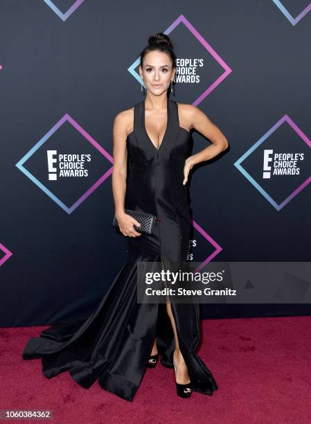 Jessica Graf attends the People's Choice Awards 2018 at Barker Hangar on November 11, 2018 in Santa Monica, California.