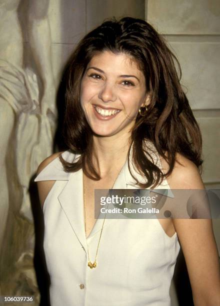 Marisa Tomei during 13th Annual Gloria Steinem Awards - May 17, 1993 at Pierre Hotel in New York City, New York, United States.