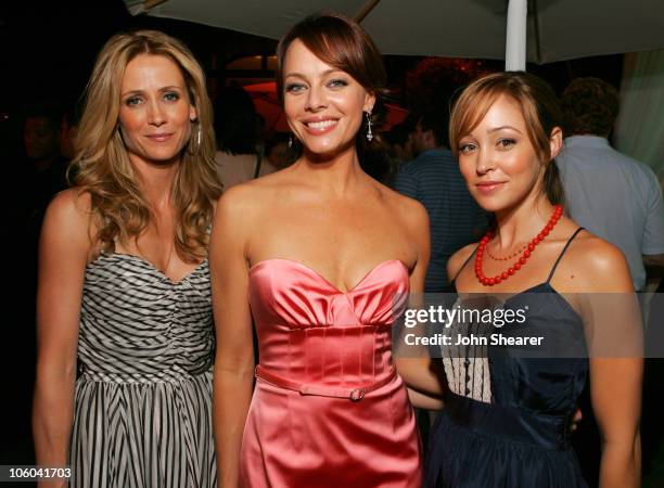 Kelly Rowan, Melinda Clarke and Autumn Reeser during 2006 Fox TCA Party - Inside at Ritz Carlton in Pasadena, California, United States.