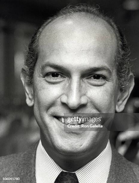 Oscar de la Renta during Oscar de la Renta Sighted at his New York City Showroom - January 22, 1979 at Oscar de la Renta's New York City Showroom in...