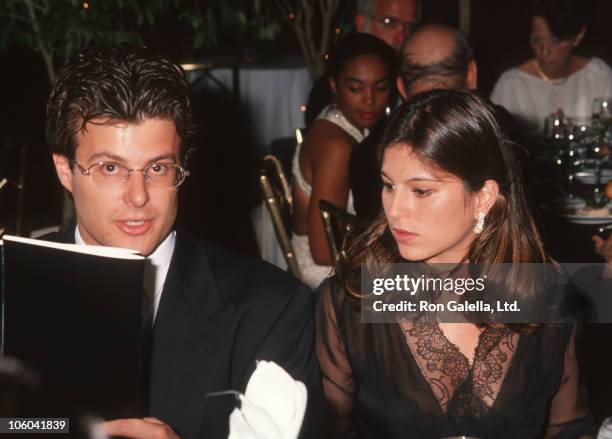 Chabeli Iglesias and husband Roberto during Jackson Memorial Foundation's Jay W. Weiss Humanitarian Awards - May 7, 1994 at International Hotel in...