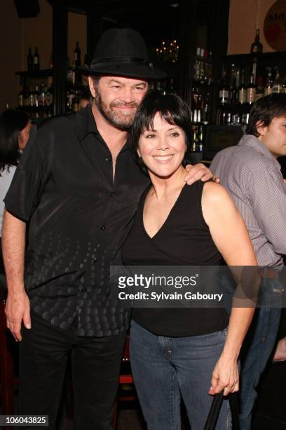 Micky Dolenz and Joyce DeWitt during 14th Annual Rockers on Broadway at The Cutting Room in New York, NY, United States.