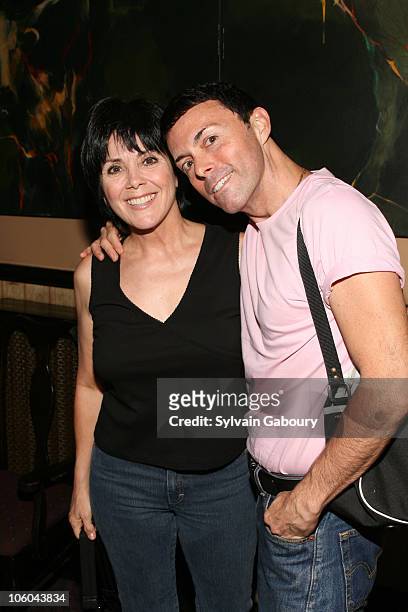 Joyce DeWitt and Richard Barone during 14th Annual Rockers on Broadway at The Cutting Room in New York, NY, United States.