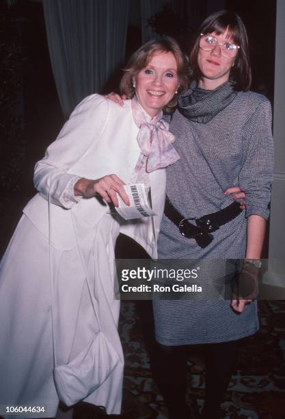 Eva Marie Saint and Laurette Hayden during Celebrity Mother Daughter Fashion Show - Mars 28, 1985 at Beverly Hilton Hotel in Beverly Hills,...