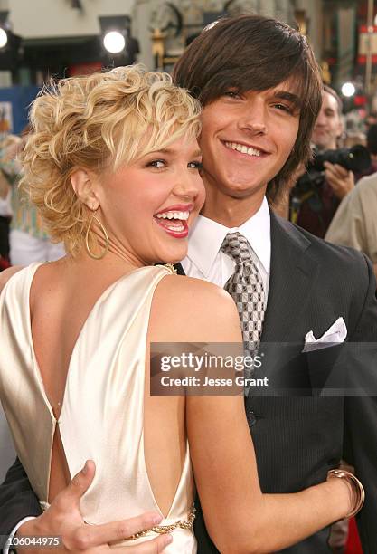 Arielle Kebbel and brother Christian during "John Tucker Must Die" Los Angeles Premiere - Red Carpet at Mann's Chinese Theater in Hollywood,...