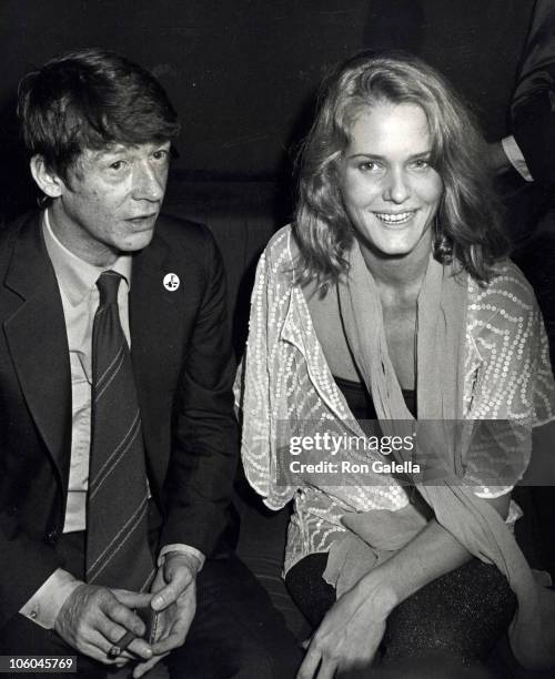 John Hurt and Arnella Flynn during Premiere Party for "The Elephant Man" at Magique in New York City, New York, United States.