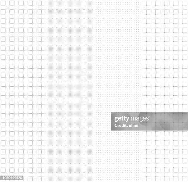 dotted grid paper, seamless pattern - lined note paper stock illustrations