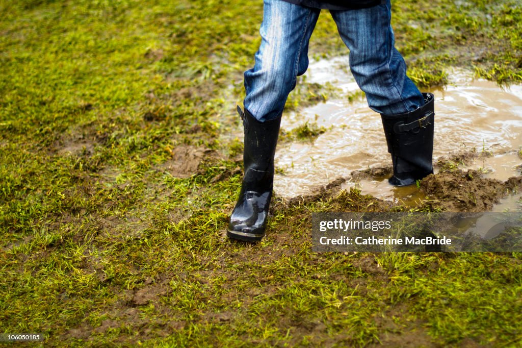 Stuck in a muddy puddle