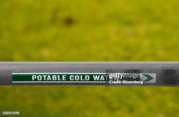 Freshwater pipe is seen at the Kurnell desalination plant, in Sydney, Australia, on Monday, Oct. 25, 2010. Operated by Veolia Water, it is currently...