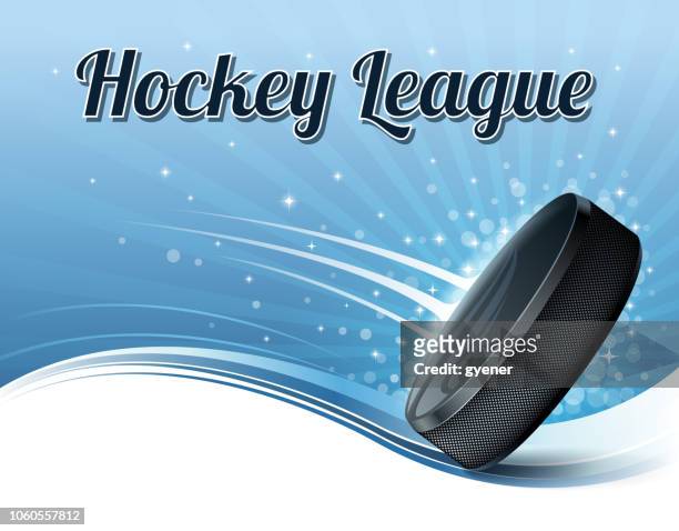 stockillustraties, clipart, cartoons en iconen met hockey league teken - hockey background
