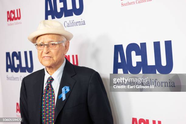 Norman Lear attends ACLU's Annual Bill Of Rights Dinner at the Beverly Wilshire Four Seasons Hotel on November 11, 2018 in Beverly Hills, California.