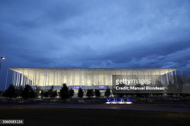 Genaral view of the Matmut Atlantique Stadium in Bordeaux during the Ligue 1 match between Bordeaux and Caen at Stade Matmut Atlantique on November...