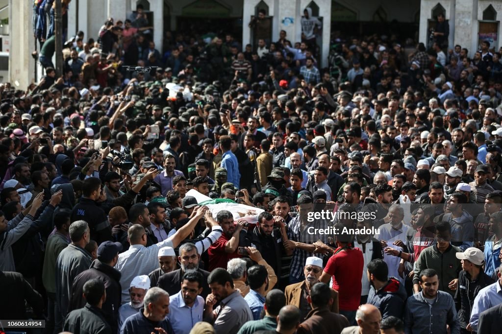 Funeral ceremony of Palestinians in Gaza