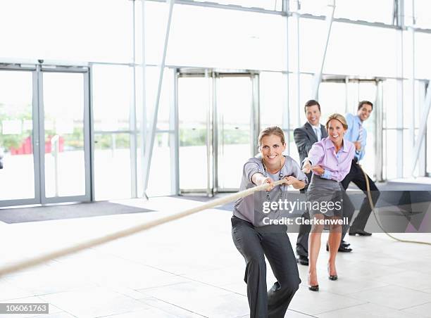 Worker Puling Rope 240 Pulling Rope Office Stock Photos, High-Res Pictures, and Images ...