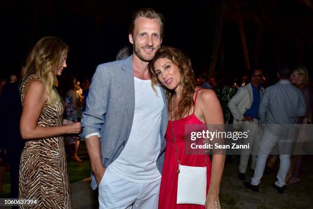 Jesper Vesterstrom and Jennifer Esposito attend the Dorado Beach, A Ritz-Carlton Reserve Reopening on November 9, 2018 in San Juan, Puerto Rico.