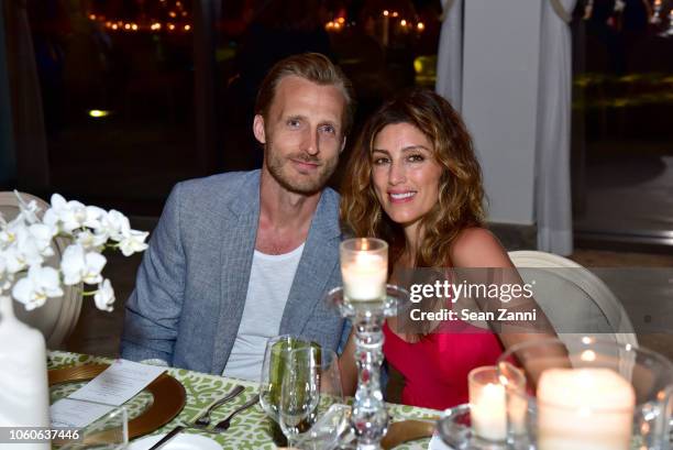 Jesper Vesterstrom and Jennifer Esposito attends the Dorado Beach, A Ritz-Carlton Reserve Reopening on November 9, 2018 in San Juan, Puerto Rico.