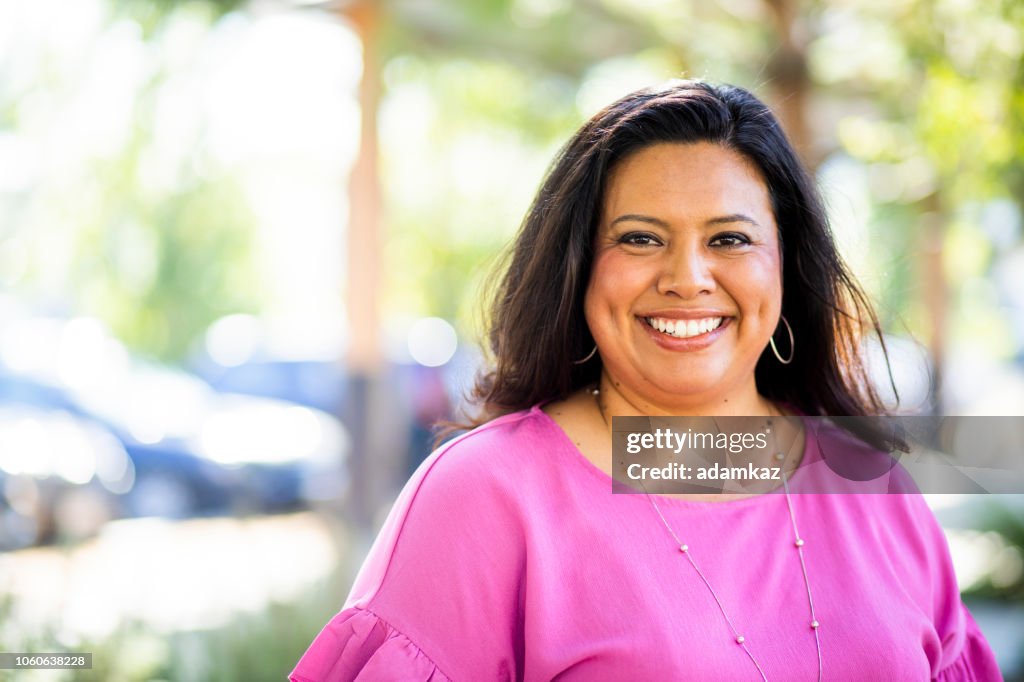 Portrait of a beautiful Hispanic Woman