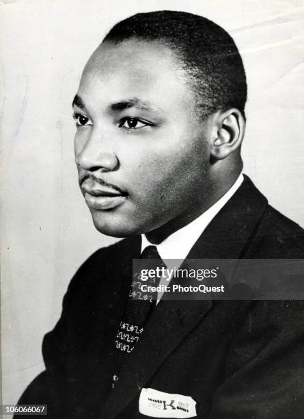 Portrait of American Civil Rights leader Dr. Martin Luther King Jr. , 1961.