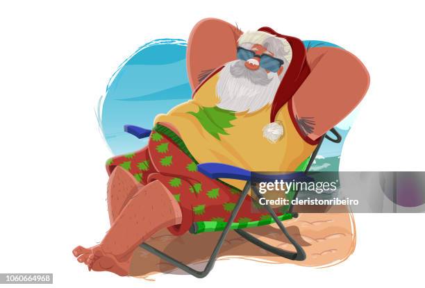 summer christmas - summer christmas stock illustrations