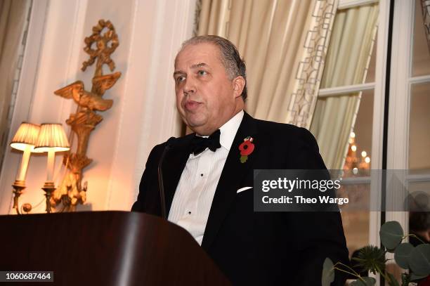 James Gerard attends the 2018 American Friends of Blerancourt Dinner on November 9, 2018 in New York City.