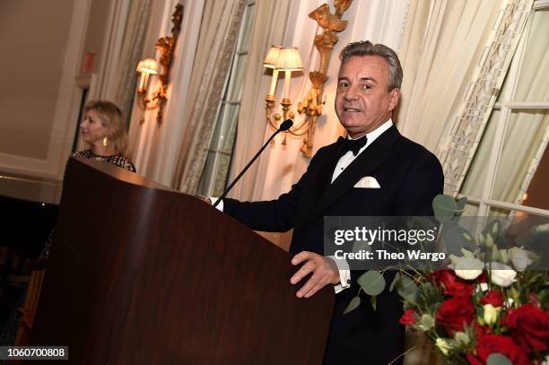 American Friends of Blrancourt Chairman Franck Laverdin attends the 2018 American Friends of Blerancourt Dinner on November 9, 2018 in New York City.