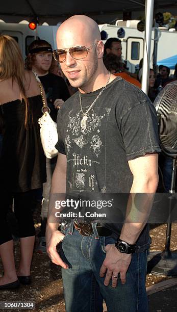 Chris Daughtry during KROQ Weenie Roast Fiesta 2006 - Backstage at Verizon Wireless Amphitheater in Irvine, California, United States.