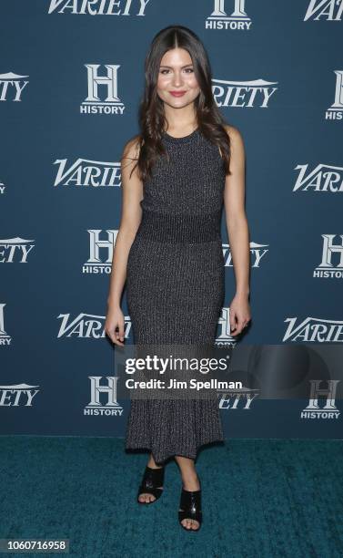 Actress Phillipa Soo attends the 2nd Annual Variety Salute to Service at Cipriani Downtown on November 12, 2018 in New York City.