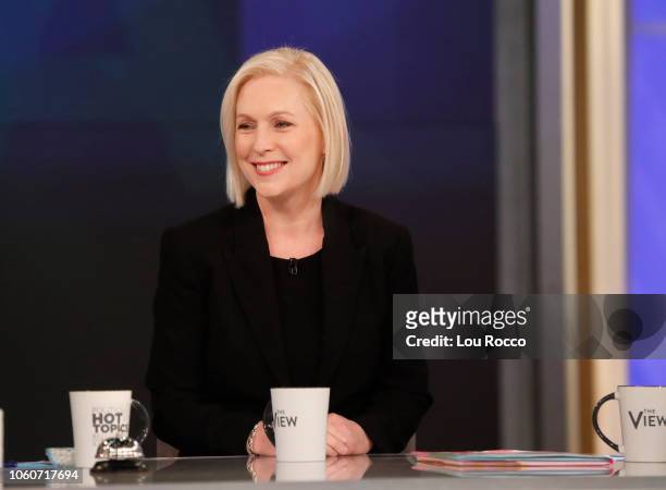 Senator Kirsten Gillibrand is the guest today, Monday, 11/12/18. "The View" airs Monday-Friday on the Walt Disney Television via Getty Images...