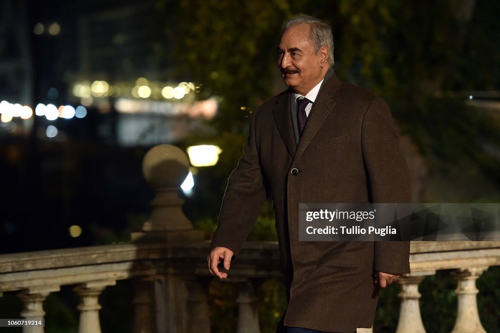 The Conference For Libya In Palermo, Italy