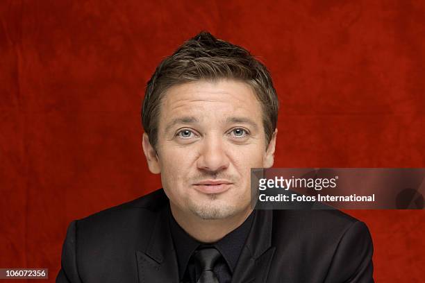 Jeremy Renner poses for a photo during a portrait session at the Four Seasons Hotel in Toronto, Ontario Canada on September 10 ,2010. Reproduction by...