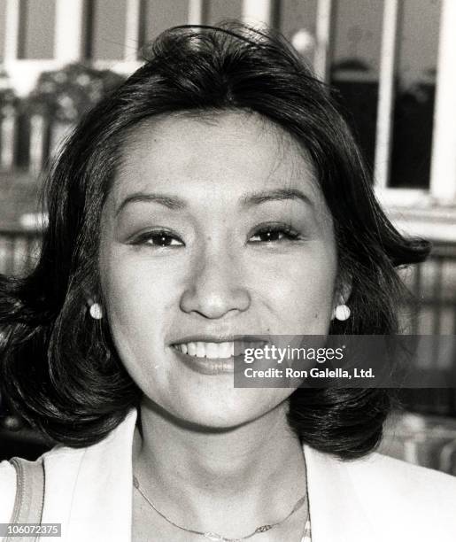 Connie Chung during Connie Chung at a NBC Affiliates Party at Century Plaza Hotel in Los Angeles, California, United States.