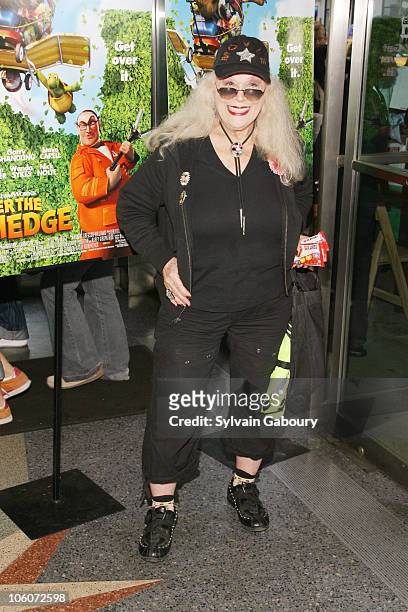 Sylvia Miles during Dreamworks NYC Special Screening of "Over The Hedge", arrivals at Chelsea West Theatre in New York, New York, United States.
