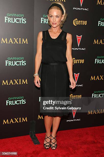 Kelly Carlson during Maxim Magazine's 7th Annual Hot 100 Party - Arrivals at Buddha Bar in New York, New York, United States.